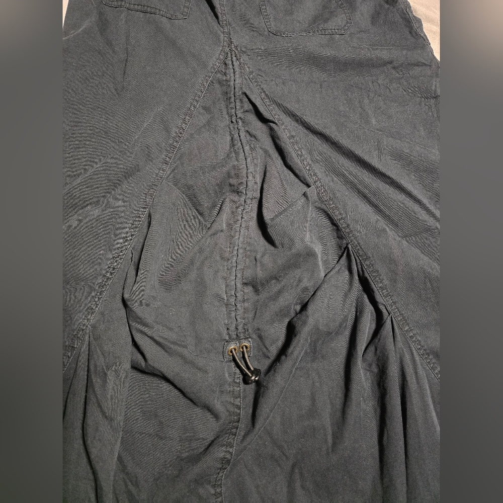 Vintage Black Maxi Cargo Skirt - Picture 7 of 9